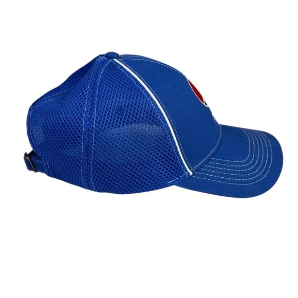 Pepsi Hat Baseball Cap Blue Mesh Strap Back Trucker Adjustable - Picture 4 of 8